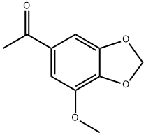 5'-Methoxy-3',4'-methylenedioxyacetophenone Struktur