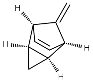 Tricyclo[3.2.1.0(2,,4)]oct-6-ene, 8-methylene-, (1alpha,2alpha,4alpha, 5alpha)- Struktur