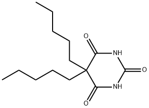 5,5-Dipentyl-2,4,6(1H,3H,5H)-pyrimidinetrione Struktur