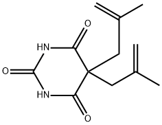 5,5-Bis(2-methyl-2-propenyl)barbituric acid Struktur