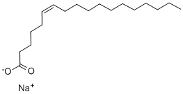 CIS-6-OCTADECENOIC ACID SODIUM SALT Struktur