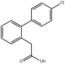 2-BIPHENYL-4'-CHLORO-ACETIC ACID
 Struktur