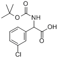 N-BOC間氯苯基甘氨酸, 669713-92-2, 結構式