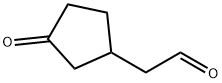 2-(3-oxocyclopentyl)acetaldehyde Struktur