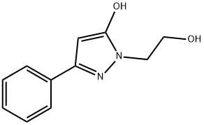 2-(2-HYDROXY-ETHYL)-5-PHENYL-2H-PYRAZOL-3-OL Struktur