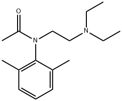 N-[2-(Diethylamino)ethyl]-2',6'-dimethylacetanilide Struktur