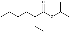 isopropyl 2-ethylhexanoate      Struktur