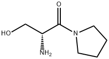 Pyrrolidine, 1-[(2R)-2-amino-3-hydroxy-1-oxopropyl]- (9CI) Struktur