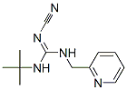 1-tert-Butyl-2-cyano-3-(2-pyridylmethyl)guanidine Struktur