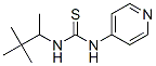 1-(4-pyridyl)-3-(1,2,2-trimethylpropyl)thiourea Struktur