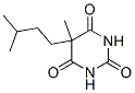 5-Isopentyl-5-methylbarbituric acid Struktur