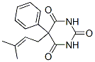 5-(3-Methyl-2-butenyl)-5-phenyl-2,4,6(1H,3H,5H)-pyrimidinetrione Struktur