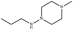 1-Piperazinamine,4-methyl-N-propyl-(9CI) Struktur