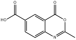 2-METHYL-4-OXO-4H-3,1-BENZOXAZINE-6-CARBOXYLIC ACID Struktur