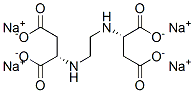 N,N'-(1,2-Ethanediyl)bisaspartic acid tetrasodium salt Struktur