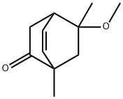 Bicyclo[2.2.2]oct-5-en-2-one, 8-methoxy-1,8-dimethyl- (9CI) Struktur