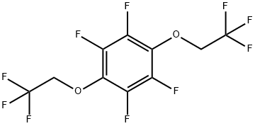 1,4-BIS(2,2,2-TRIFLUOROETHOXY)TETRAFLUOROBENZENE Struktur