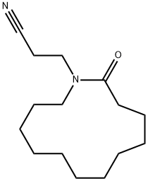 2-Oxoazacyclotridecane-1-propanenitrile Struktur