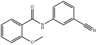 Benzamide, N-(3-cyanophenyl)-2-methoxy- (9CI) Struktur