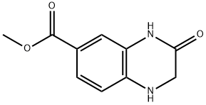 methyl 3-oxo-1,2,3,4-tetrahydroquinoxaline-6-carboxylate Struktur