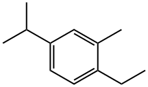 Benzene, 1-ethyl-2-methyl-4-(1-methylethyl)- (9CI) Struktur