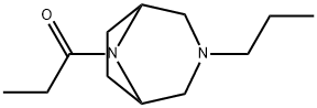 8-Propionyl-3-propyl-3,8-diazabicyclo[3.2.1]octane Struktur