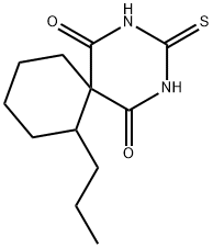 7-Propyl-3-thioxo-2,4-diazaspiro[5.5]undecane-1,5-dione Struktur