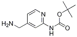 (4-AMinoMethyl-pyridin-2-yl)-carbaMic acid tert-butyl ester Struktur