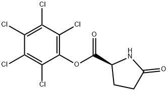 perchlorophenyl 5-oxo-DL-prolinate Struktur