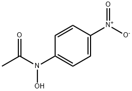 N-acetyl-4-nitrophenylhydroxylamine Struktur