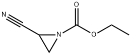 1-Aziridinecarboxylicacid,2-cyano-,ethylester(9CI) Struktur