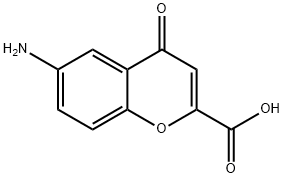 4H-1-BENZOPYRAN-2-CARBOXYLIC ACID, 6-AMINO-4-OXO- Struktur