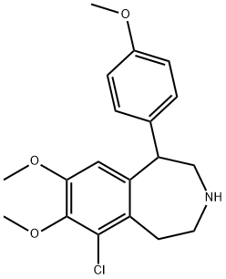 6-Chloro-2,3,4,5-tetrahydro-7,8-dimethoxy-1-(4-methoxyphenyl)-1H-3-benzazepine