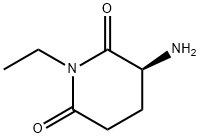 2,6-Piperidinedione, 3-amino-1-ethyl-, (3S)- (9CI) Struktur