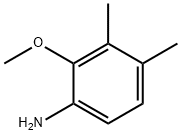 Benzenamine,  2-methoxy-3,4-dimethyl- Struktur