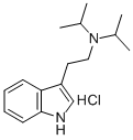 N,N-Diisopropyltryptaminehydrochloride Struktur