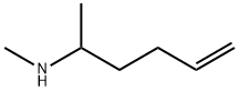 N-Methyl-5-hexen-2-amine Struktur