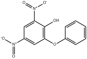 2,4-Dinitro-6-phenoxyphenol Struktur