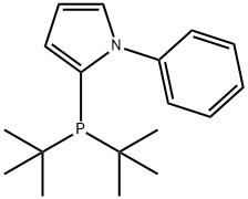 1-Phenyl-2-(di-tert.-butyl-phosphino)-1H-pyrrole Struktur