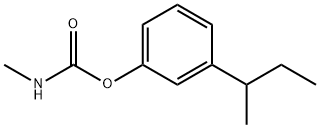 3-sec-Butylphenyl-N-methylcarbamate Struktur