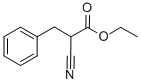 ethyl 2-cyano-3-phenyl-propanoate Struktur