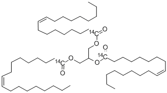 TRIOLEIN, [CARBOXYL-14C] Struktur