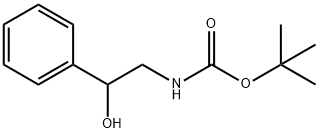 (2-HYDROXY-2-PHENYLETHYL)-CARBAMIC ACID 1,1-DIMETHYLETHYL ESTER Struktur