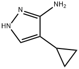 3-Amino-4-cyclopropyl-1H-pyrazole Struktur