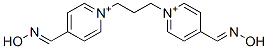 1,1'-(1,3-Propanediyl)bis[4-[(hydroxyimino)methyl]pyridinium] Struktur