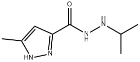 N'-(1-Methylethyl)-5-methyl-1H-pyrazole-3-carbohydrazide Struktur