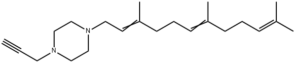 1-(2-Propynyl)-4-(3,7,11-trimethyl-2,6,10-dodecatrienyl)piperazine Struktur