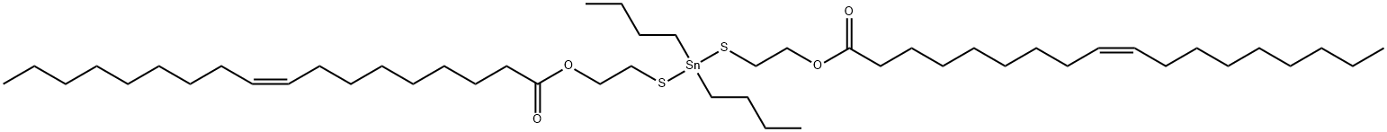 (dibutylstannylene)bis(thioethylene) dioleate Struktur