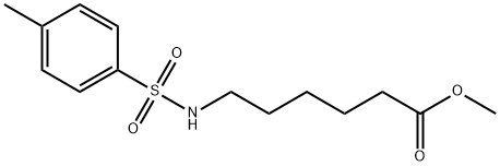 6-[(p-Tolylsulfonyl)amino]hexanoic acid methyl ester Struktur