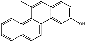 11-Methyl-3-chrysenol Struktur